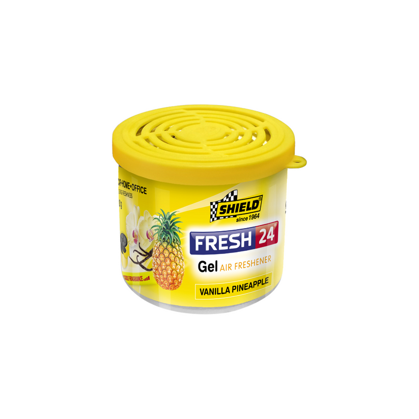 Shield Fresh 24 Gel Air Freshener 80gr - Vanilla Pineapple