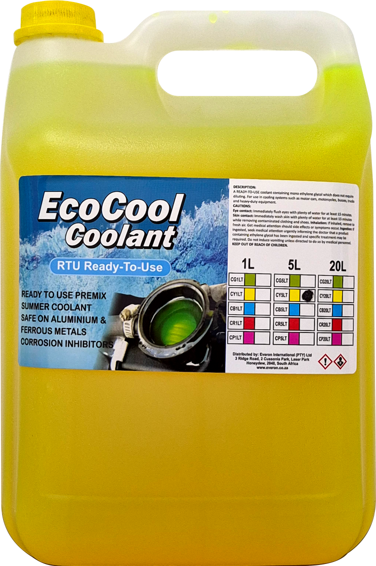 Everon Econo Coolant Yellow 5LT.