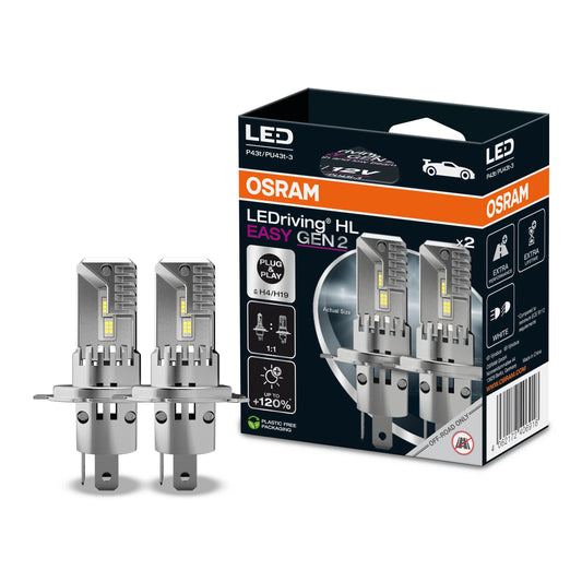Osram H4/H19 LEDriving HL Easy Set