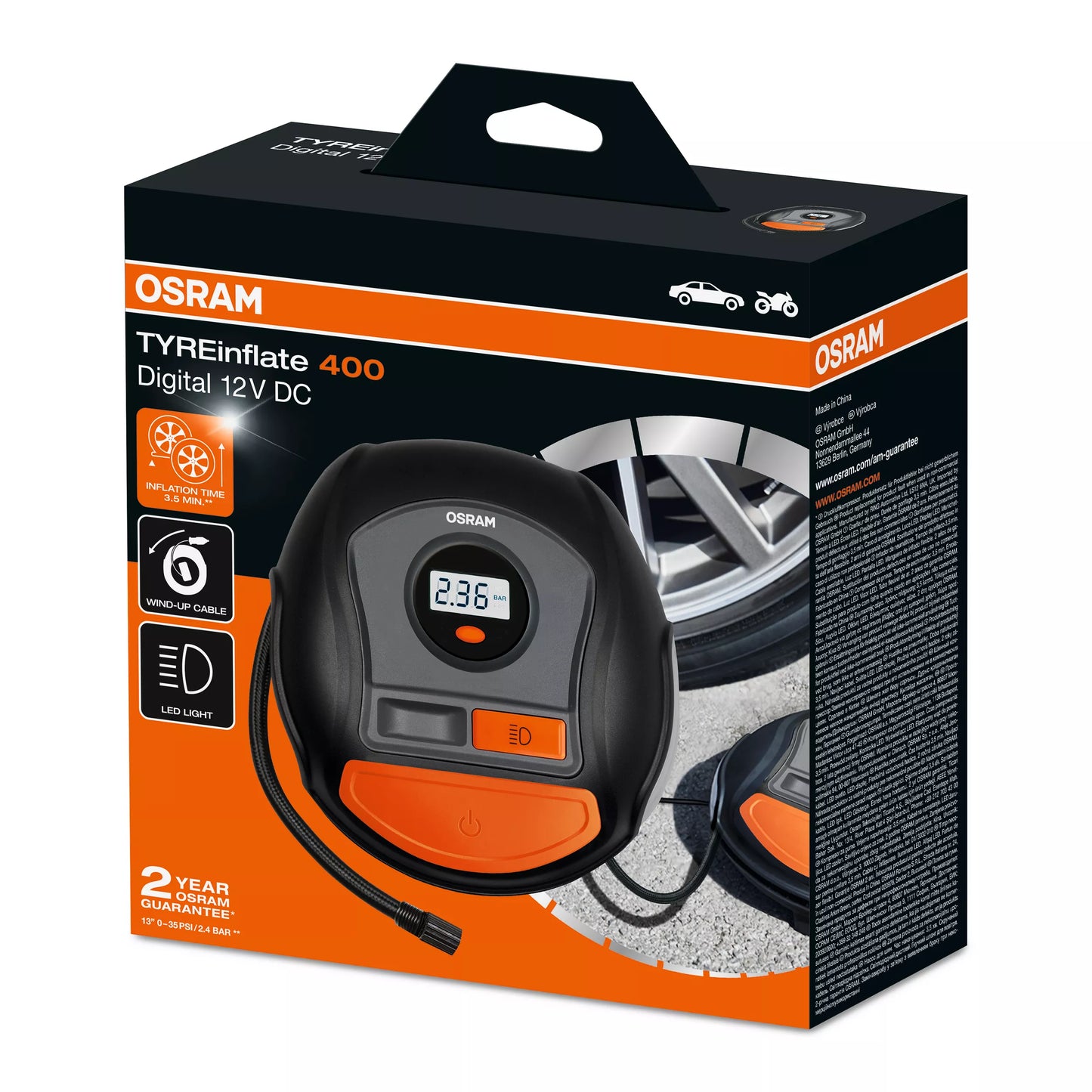 Osram Tyre Inflator 400