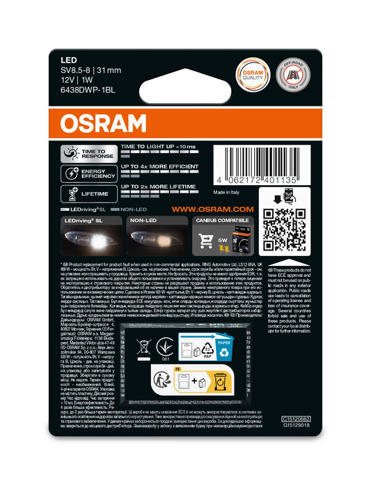 Osram LEDriving SL C5W (31mm)