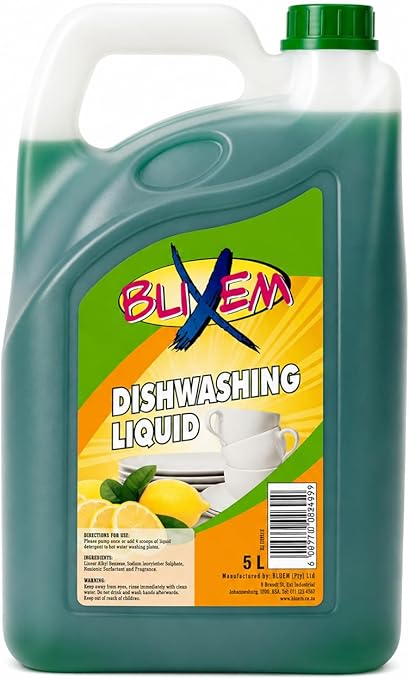 Blixem Heavy Duty Dishwashing Liquid 5L