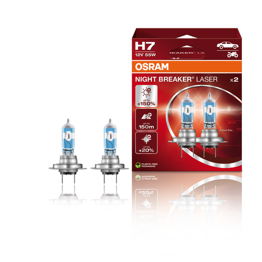 H7 Night Breaker Laser Set