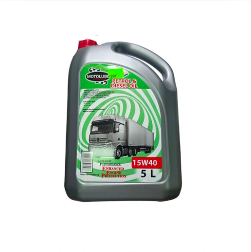Motolube 15W40 Petrol and Diesel Engine Oil – 5L