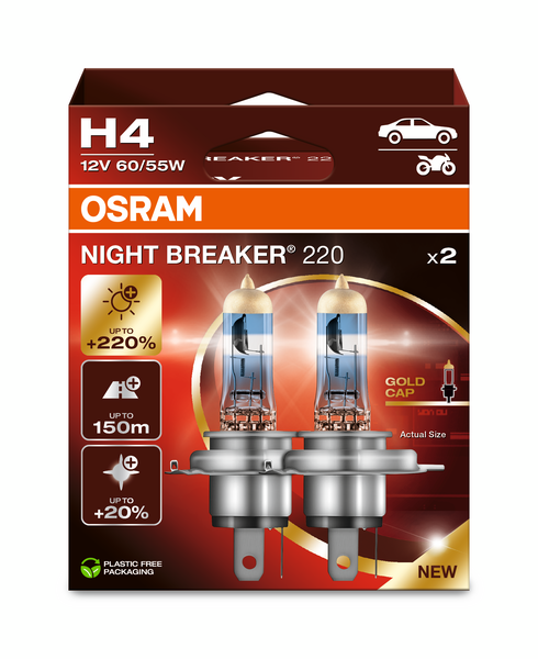 H4 Night Breaker Lazer +220*