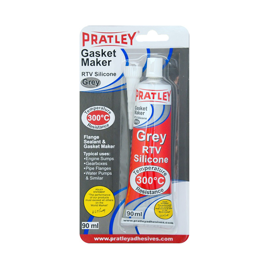 Pratley Gasket Maker - RTV Silicone (Grey) 90mls