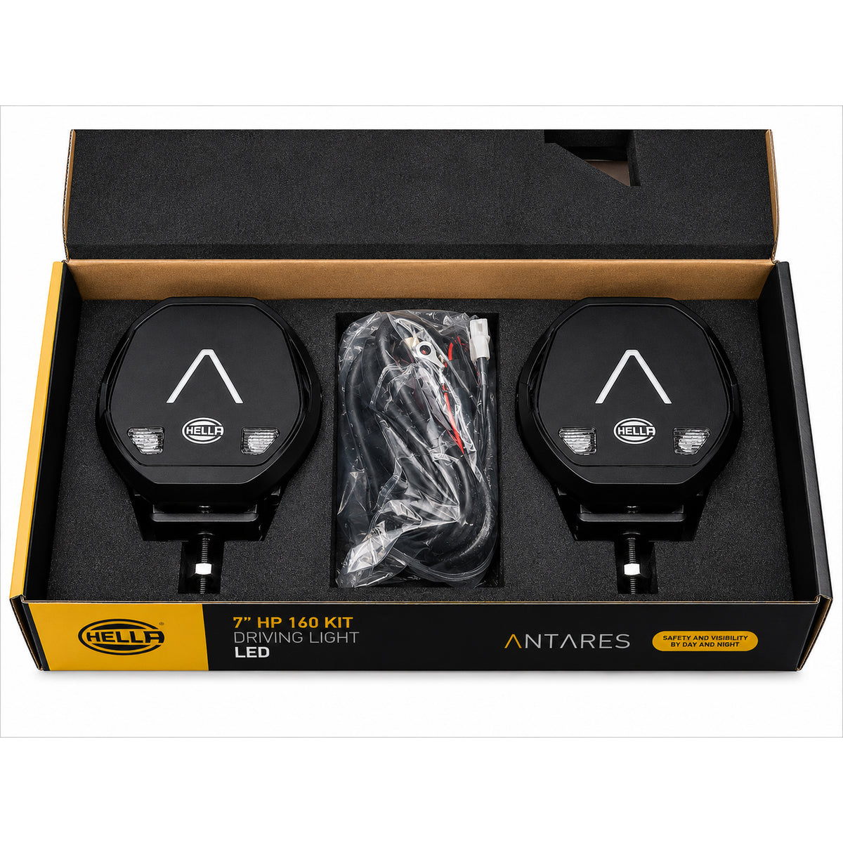 Hella Antares 7" LED Aux Lamp Set