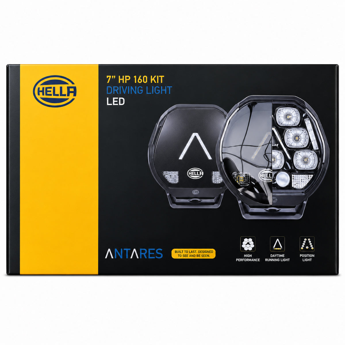 Hella Antares 7" LED Aux Lamp Set