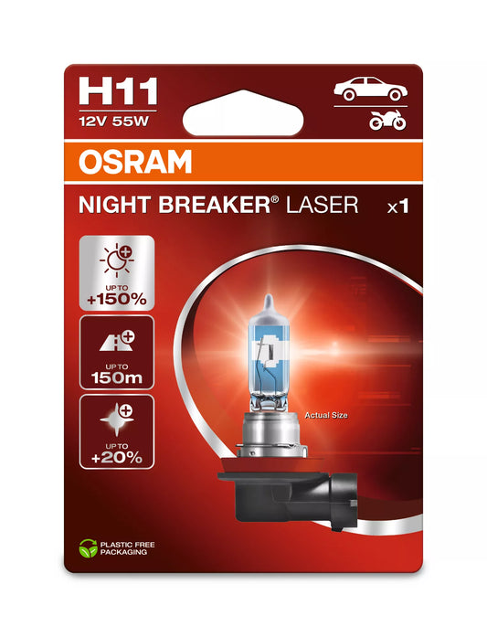 Osram H11 Night Breaker Laser Set +150%