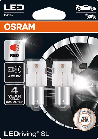 Osram LEDriving SL P21W Red