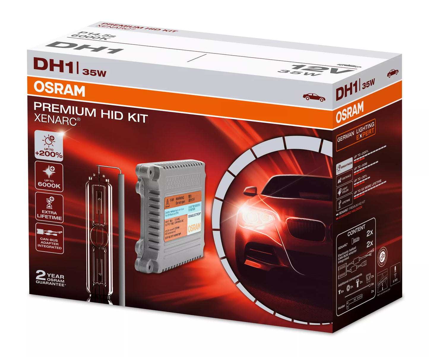Osram DH1 Premium HID Xenarc Upgrade Kit