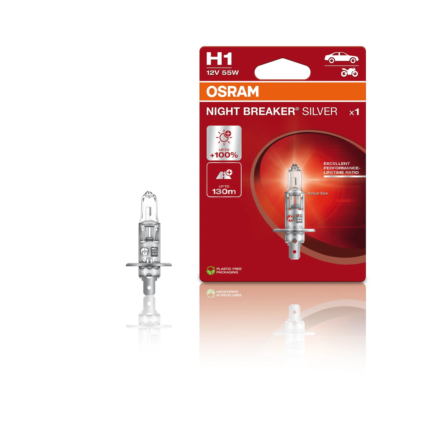 Osram H1 Night Breaker Silver 12V/55W