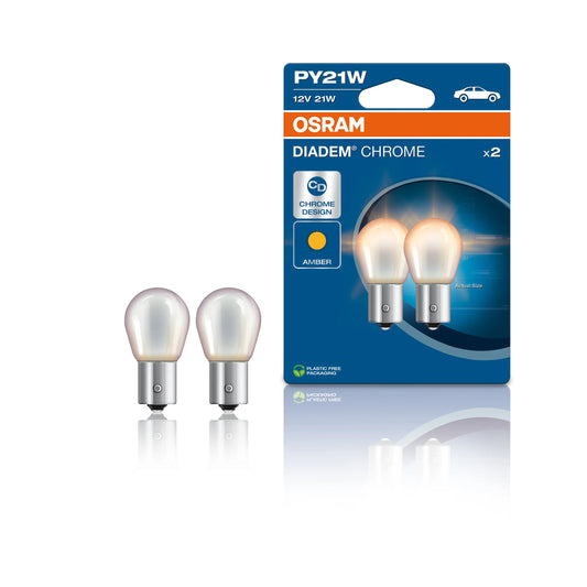 Chrome Diadem Chrome 12V PY21W