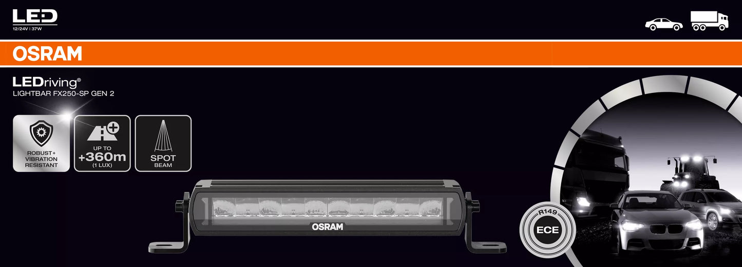 LEDriving LIGHTBAR  GEN 2 LEDDL129-SP