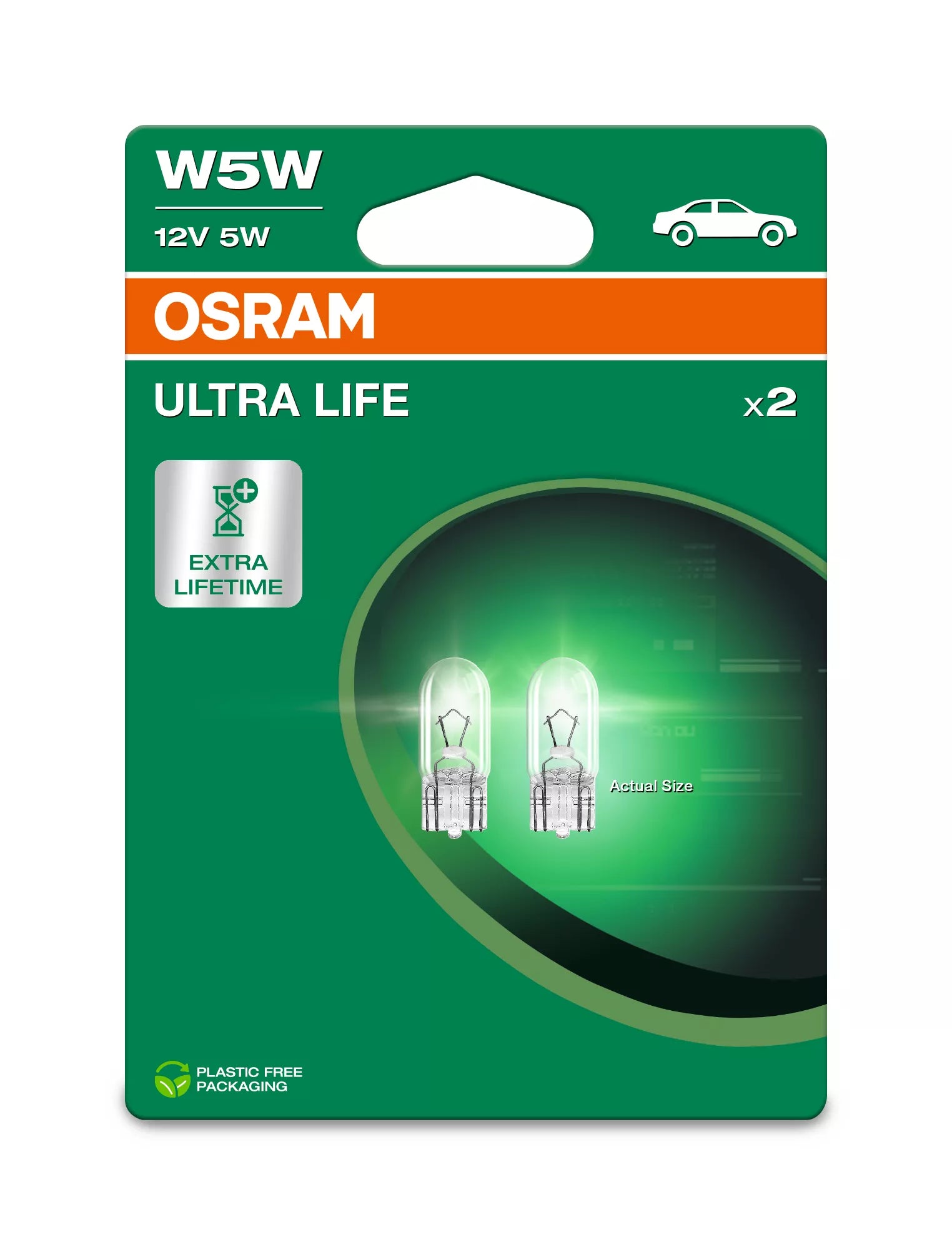 Osram Ultra Life W5W 2825ULT (Pair)