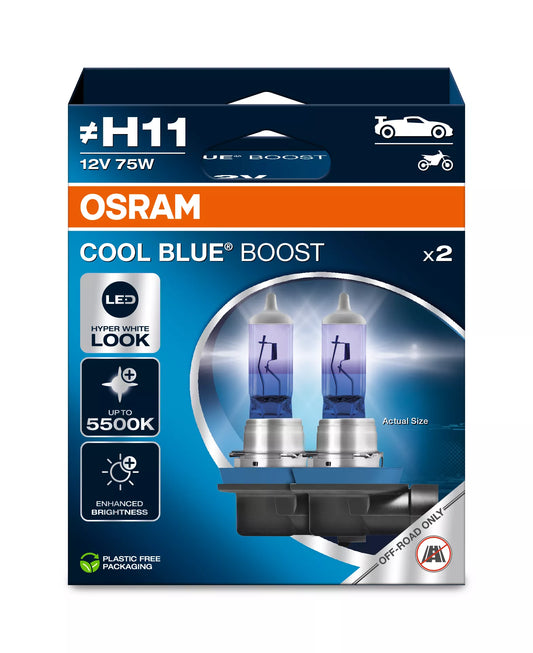 Osram H11 Cool Blue Boost 12V 75W