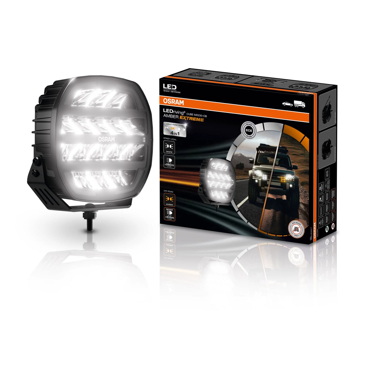 LEDriving Cube MX230-CB Amber Extreme