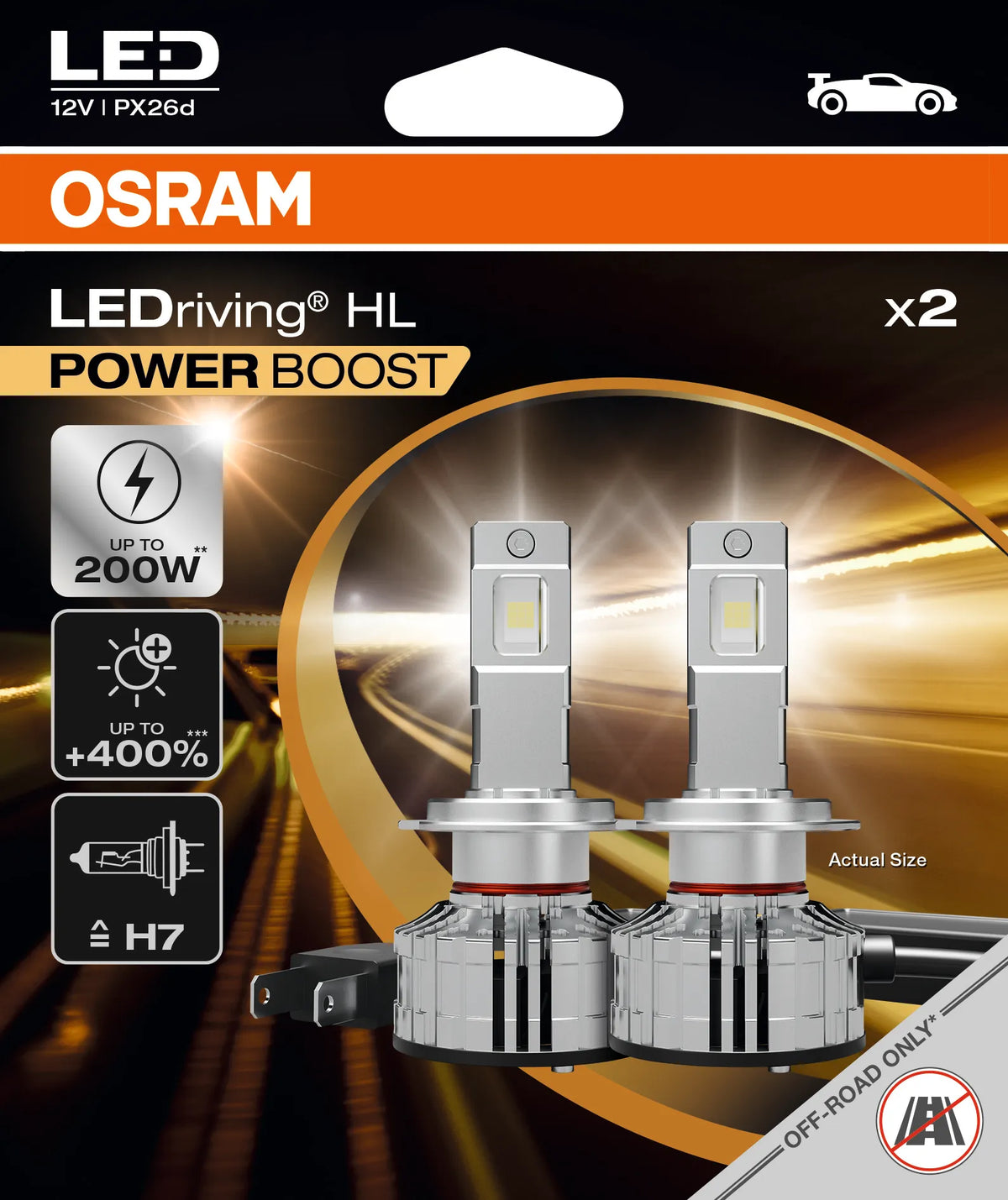 Osram LEDriving HL Power Boost H7