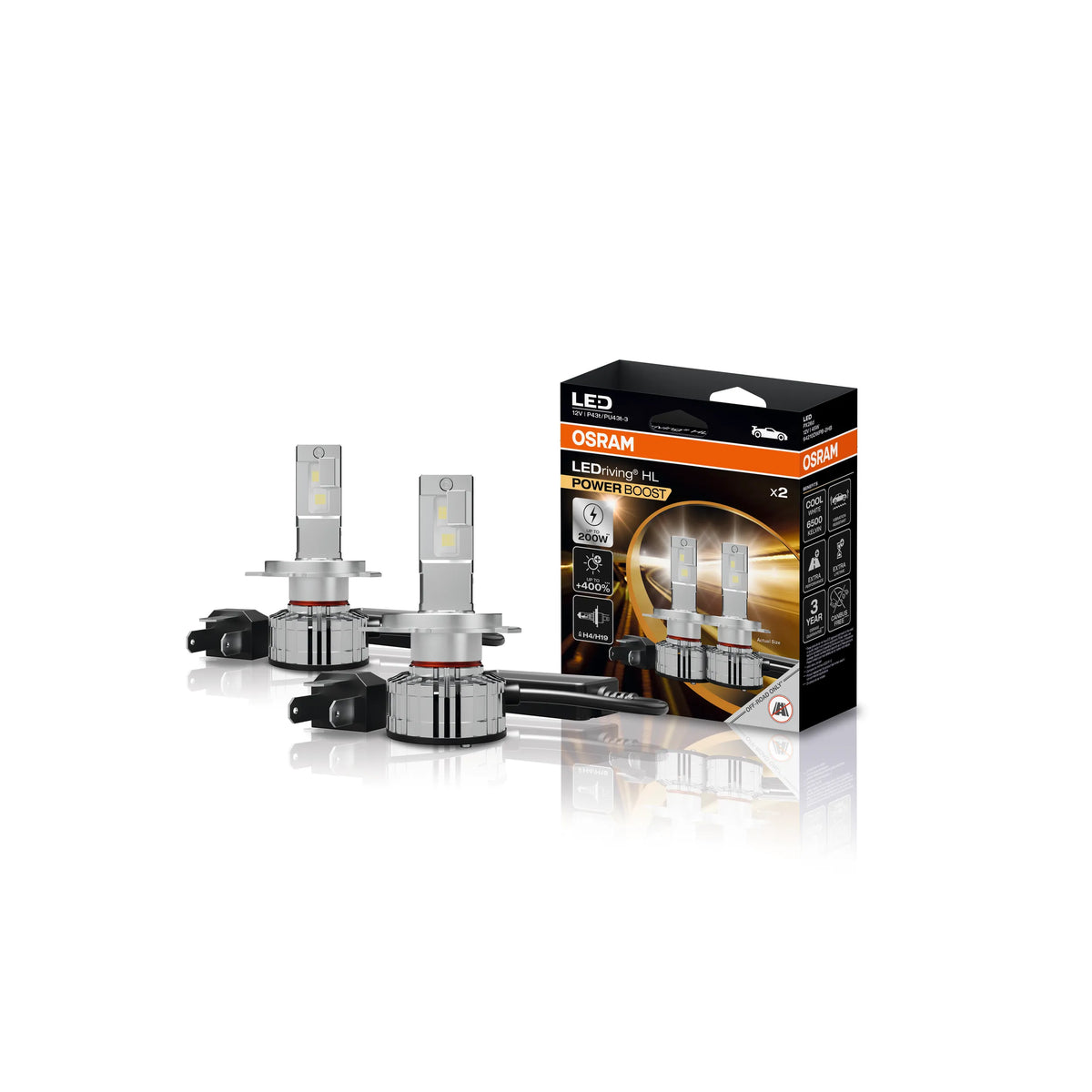 Osram LEDriving HL Power Boost H4/H19