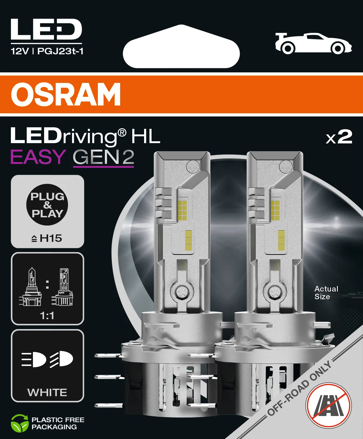 Osram LEDriving HL Easy H15