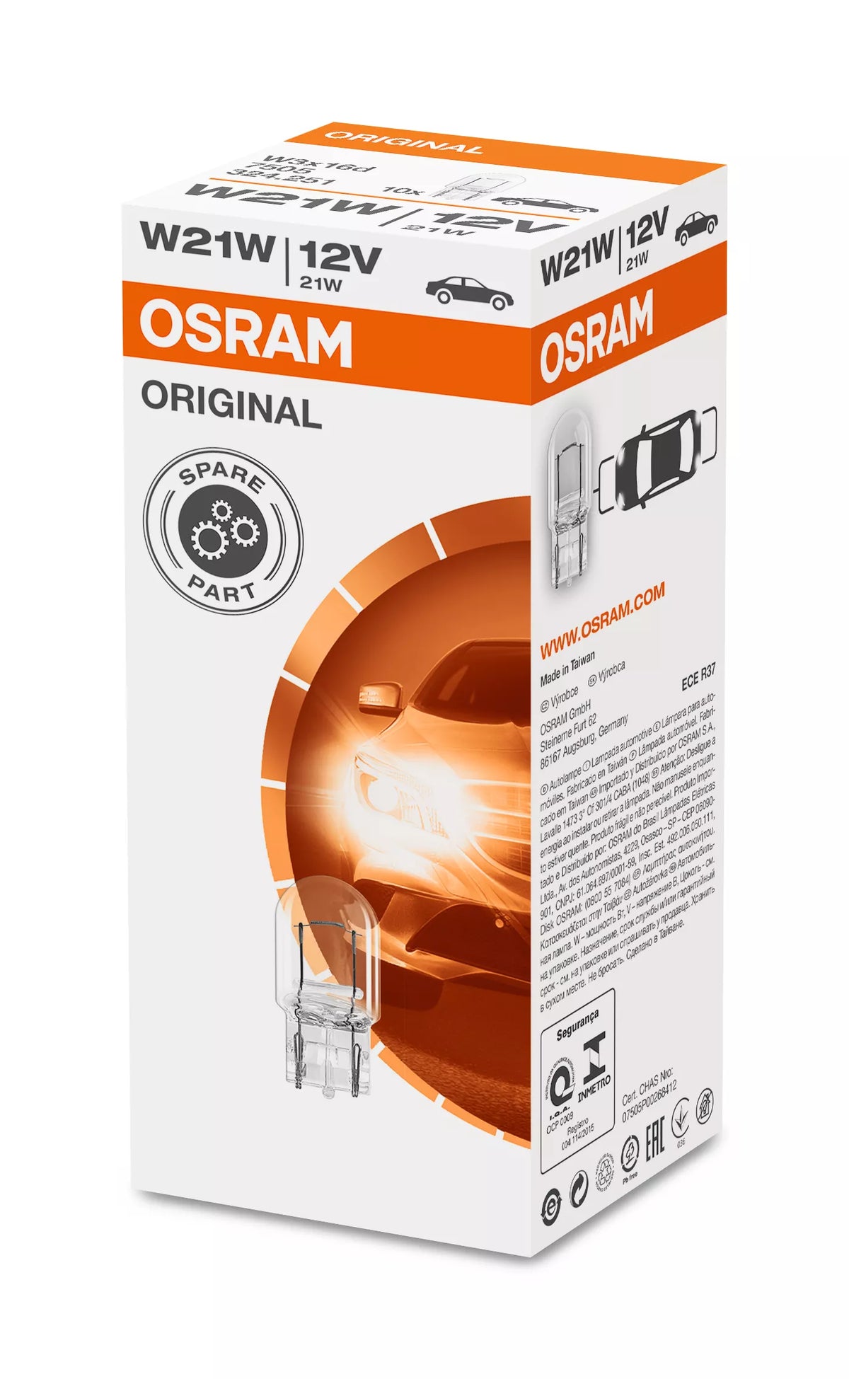 Osram Original W21W 7505-02B Box of 10