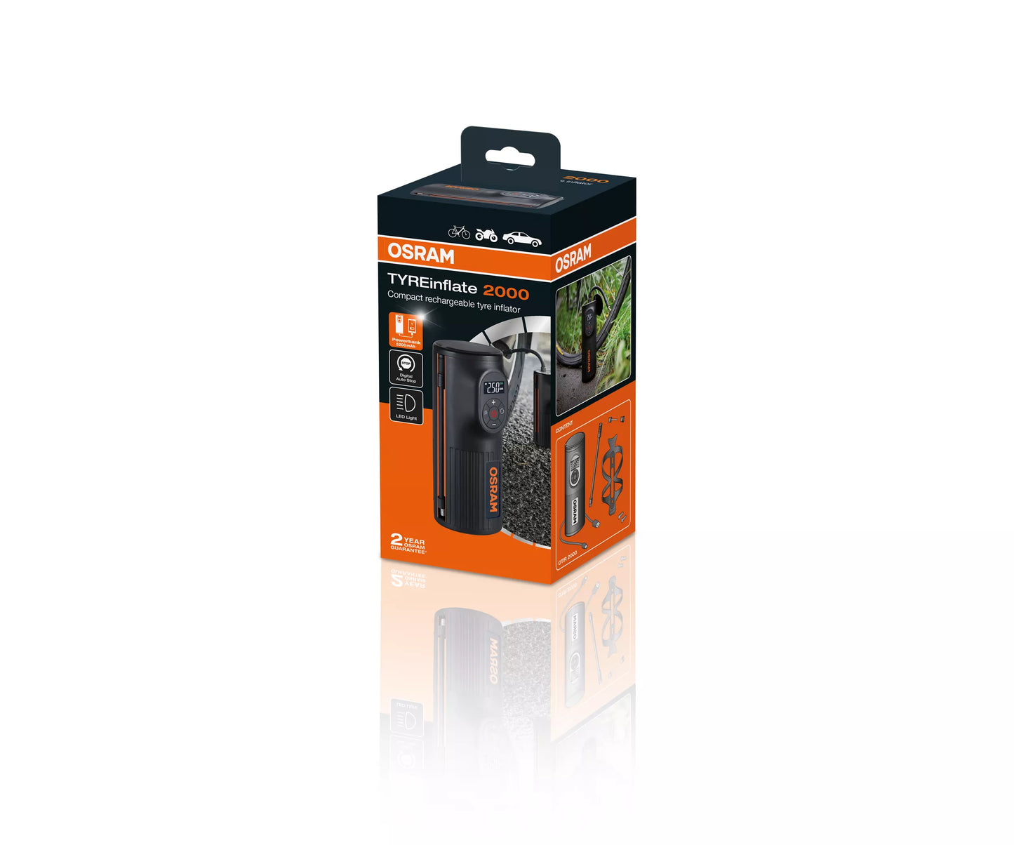 Osram Tyre Inflator Compact 2000