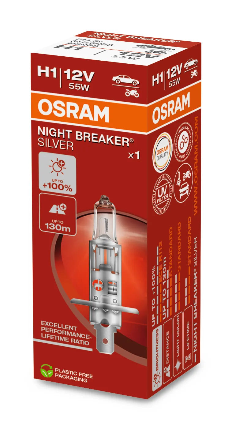 Osram H1 Night Breaker Silver 12V/55W