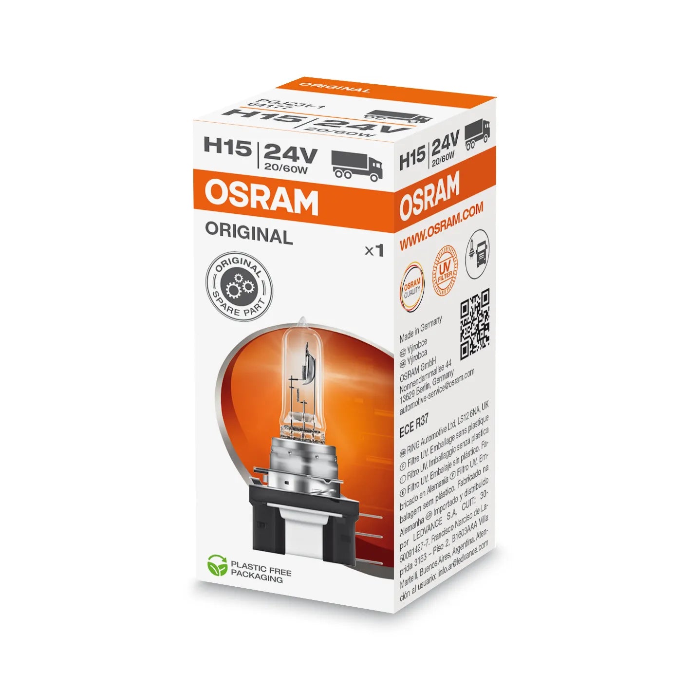 Osram Original H15 24V 20/60W