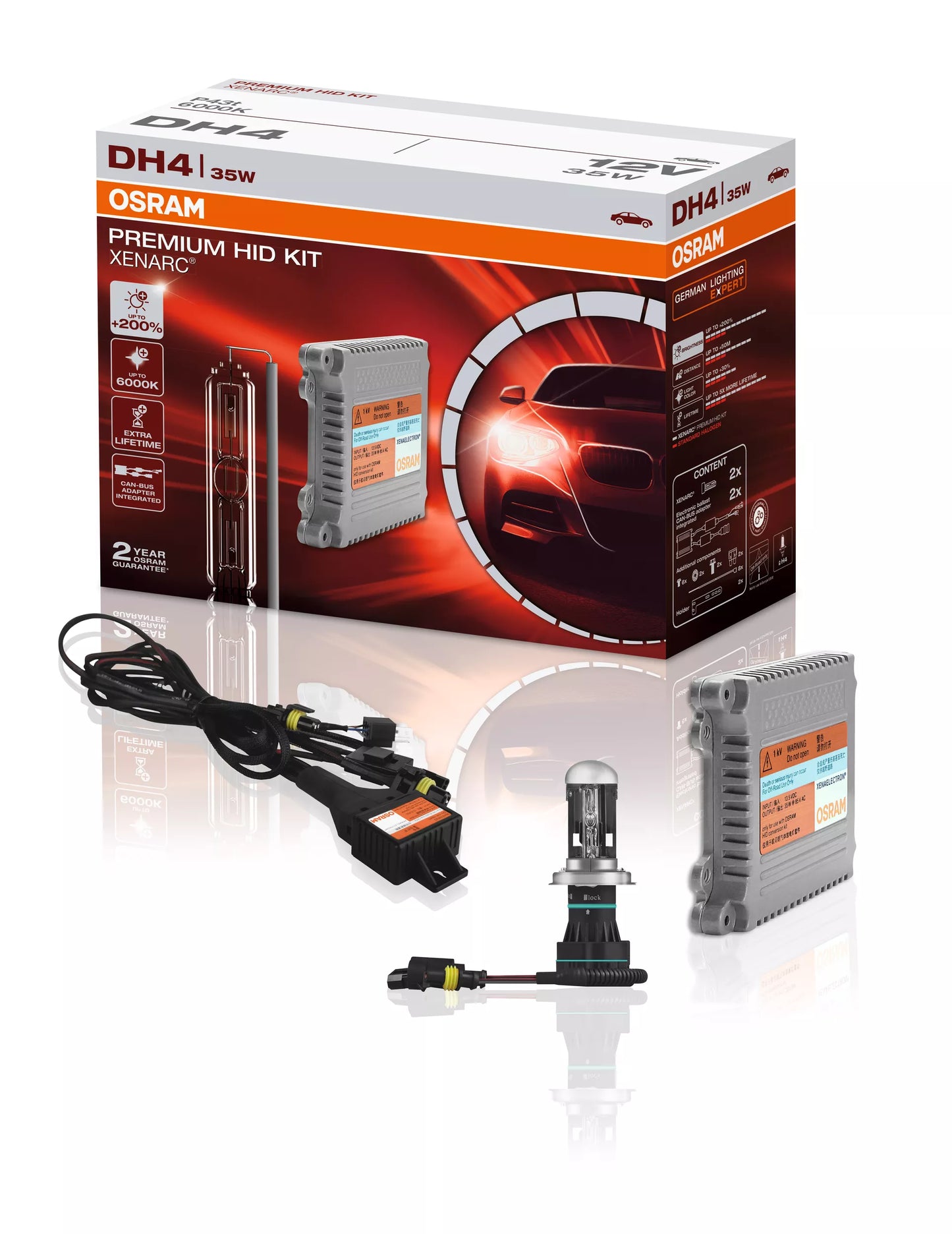 Osram DH4 Premium HID Xenarc Upgrade Kit