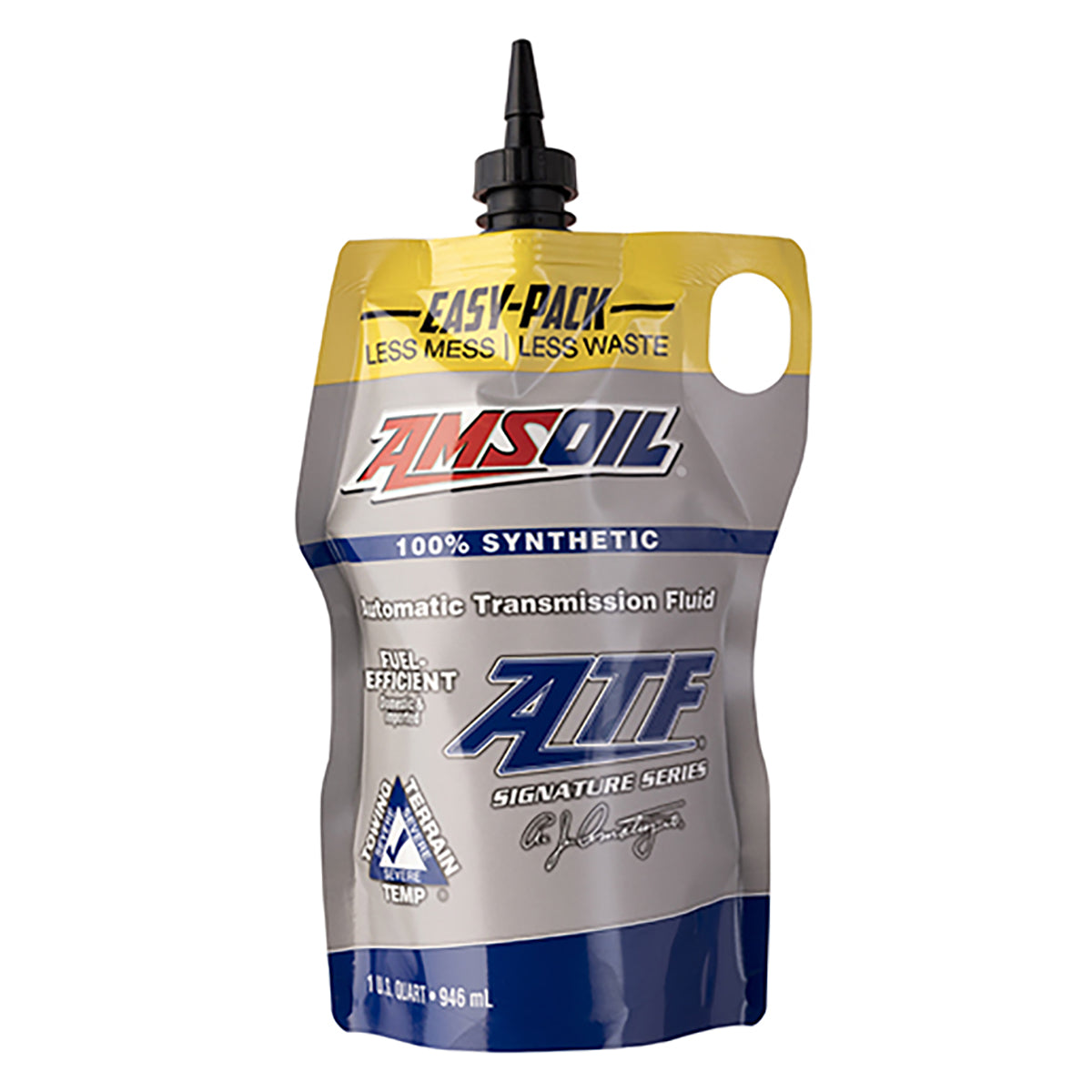 AMSOIL Signature Series Fuel-Efficient 100% Synthetic Automatic Transmission Fluid- 946ml