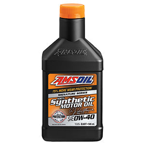 AMSOIL Signature Series 0W-40 100% Synthetic Motor Oil - 946ml (AZFQT)